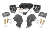 LED Light Kit | Cage Mount | 2" Black Pair | Amber DRL | Honda Talon 1000 view 1