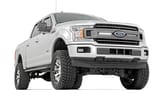 LED Light Kit | Grille Mount | 10" Black Slimline Pair | Ford F-150 (18-20) view 3