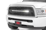 Mesh Grille | 30" Dual Row LED | Black | Ram 2500/3500 2WD/4WD (2013-2018) view 1