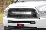Mesh Grille | 30" Dual Row LED | Black | Ram 2500/3500 2WD/4WD (2013-2018) view 4
