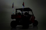 Multi-Color LED | Whip | 4' Long | Pair view 5