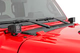 LED Light Kit | Cowl Mount | 2" Black Pair | Jeep Gladiator JT/Wrangler JL (18-26) view 2