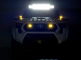 3x1.75 Inch Black Series | Yellow | LED Slim Aux | SAE Fog | Pair view 5