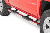 Oval Nerf Steps | Stainless | Crew Cab | DEF Tank | Chevy/GMC 1500/2500HD/3500HD (07-19 & Classic) view 1