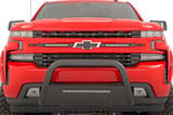 LED Light Kit | Grille Mount | 10" Black Slimline Pair | Chevy Silverado 1500 (19-22) view 3