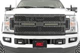 Mesh Grille | 12" Dual Row LED | Black | Ford F-250/F-350 Super Duty (17-19) view 5