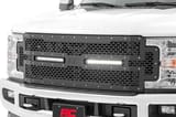 Mesh Grille | 12" Dual Row LED | Black | Ford F-250/F-350 Super Duty (17-19) view 3