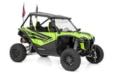 Whip Mount | Bed | 4' Multi-Color LED Whip Pair | Honda Talon 1000 view 3