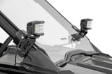 LED Light Kit | "A" Pillar Mount | 2" Black Pair | Amber DRL | Polaris RZR PRO XP view 2