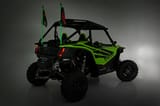 Whip Mount | Bed | 4' Multi-Color LED Whip Pair | Honda Talon 1000 view 4