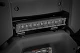 12 Inch Black Series LED Light Bar | Single Row | Amber DRL view 6