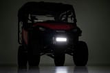 LED Light Kit | Bumper Mount | 10" Black Slimline Pair | Honda Pioneer 1000 view 6
