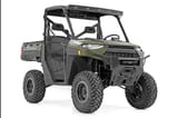 LED Light Kit | Bumper Mount | 12" Black Single Row | White DRL | Polaris Ranger XP 1000 view 2