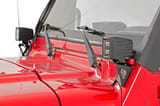 Light Mounts | Lower Windshield | Jeep Wrangler TJ (97-06)/Wrangler Unlimited (04-06) view 1