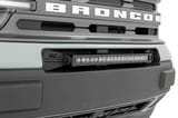 LED Light Kit | Bumper Mount | 20" Black Single Row | Ford Bronco Sport (21-26) view 1