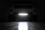 LED Light Kit | Bumper Mount | 20" Black Dual Row| Amber DRL | Jeep Grand Cherokee WK2 (11-20) view 5