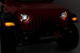 9 Inch DRL Halo LED Headlights | DOT Approved | Jeep Gladiator JT/Wrangler JL (18-26) view 6