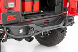 Rear Bumper | Tubular | Jeep Wrangler JK/Wrangler Unlimited (2007-2018) view 1