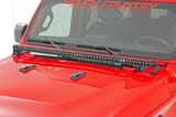 LED Light Kit | Cowl Mount | 50" Black Single Row | Jeep Gladiator JT/Wrangler JL (18-26) view 2