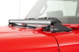 LED Light Kit | Cowl Mount | 50" Black Single Row | Jeep Gladiator JT/Wrangler JL (18-26) view 3