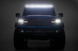 LED Light Kit | Upper Windshield | 50" Black Single Row | Ford Bronco (21-26) view 6