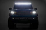 50 Inch Black Series LED Light Bar | Single Row | Cool White DRL view 5