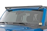 50 Inch Black Series LED Light Bar | Single Row | Cool White DRL view 3
