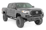 Oval Nerf Step | Double Cab | Black | Toyota Tacoma 2WD/4WD (2005-2023) view 2