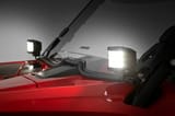 LED Light Kit | Cage Mount | 2" Chrome Pair | Wide Angle | Honda Talon 1000 view 2