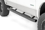 Oval Nerf Step | Crew Cab | Black | Ford F-150 2WD/4WD (2009-2014) view 1
