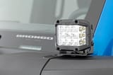 LED Light Kit | Ditch Mount | 2" Black Pair | Flood Pattern | Ford Bronco (21-26) view 3