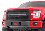 Mesh Grille | 30" Dual Row LED | Black | Amber DRL | Ford F-150 (15-17) view 3