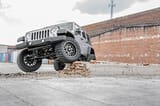 Rough Country 4 Inch Lift Kit | V2 | Jeep Wrangler Unlimited 2WD/4WD (2007-2018) view 4