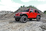 Rough Country 2.5 Inch Lift Kit | Spacers | Jeep Wrangler JK/Wrangler Unlimited (2007-2018) view 4