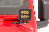 LED Light Kit | Hinge Mount | 2" Black Pair | Amber DRL | Jeep Gladiator JT/Wrangler JL (18-26) view 3