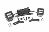 LED Light Kit | Hinge Mount | 2" Black Pair | Jeep Gladiator JT/Wrangler JL (18-26) view 1