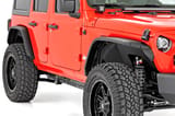High Clearance LED Flat Fender Flare Kit | UV Treated | Jeep Wrangler JL (2018-2026) view 1