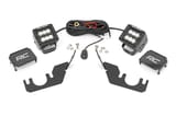 LED Light Kit | Rear Mount | 2" Black Pair | Flood | Kawasaki Teryx 4 1000/Teryx4 800 view 1