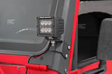 LED Light Mount | Lower A-Pillar | Pod | Jeep Wrangler TJ (97-06)/Wrangler Unlimited (04-06) view 1