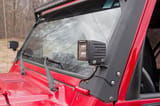 LED Light Mount | Lower A-Pillar | Pod | Jeep Wrangler TJ (97-06)/Wrangler Unlimited (04-06) view 2