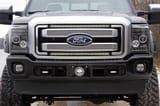 LED Light Kit | Grill | 30" Black Single Row | White DRL | Ford F-250/F-350 Super Duty (11-16) view 2