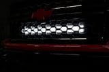 LED Light Kit | Behind Grille Mount | 30" Black Dual Row | White DRL | Chevy Silverado 1500 (14-15) view 2