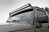 LED Light Mounts | Upper Windshield | 50" | Jeep Wrangler JK/Wrangler Unlimited (07-18) view 1