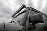 LED Light | Windshield Mnt | 50" Black Dual Row | Amber DRL | Jeep Wrangler JK (07-18) view 3