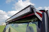 LED Light Mount | Upper Windshield | 50" Straight | Jeep Wrangler YJ (87-95) view 1