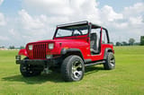LED Light Mount | Upper Windshield | 50" Straight | Jeep Wrangler YJ (87-95) view 4