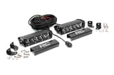 6 Inch Chrome Series LED Light Bar | Single Row | Pair view 1