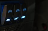 Auxiliary Switch Bezel | Triple view 2