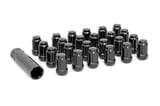 M12 x 1.25 Lug Nut Set of 24 | Black view 1