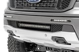 LED Light Kit | Bumper Mount | 20" Black Single Row | Ford Ranger (19-23) view 2